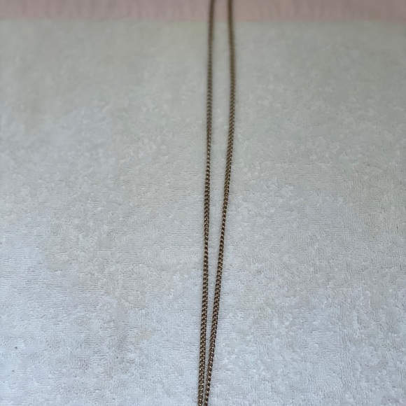 SOLDVintage Long red and gold crystal necklace - Picture 5 of 7